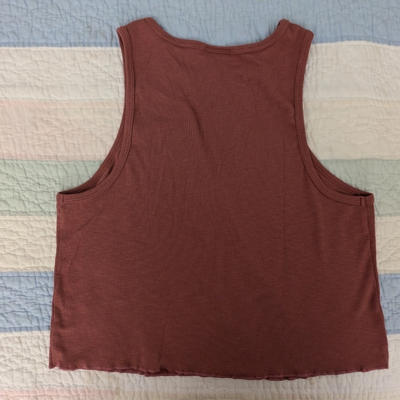 Champion tank crop ribbed top rust-color Sz XL - Picture 2 of 7